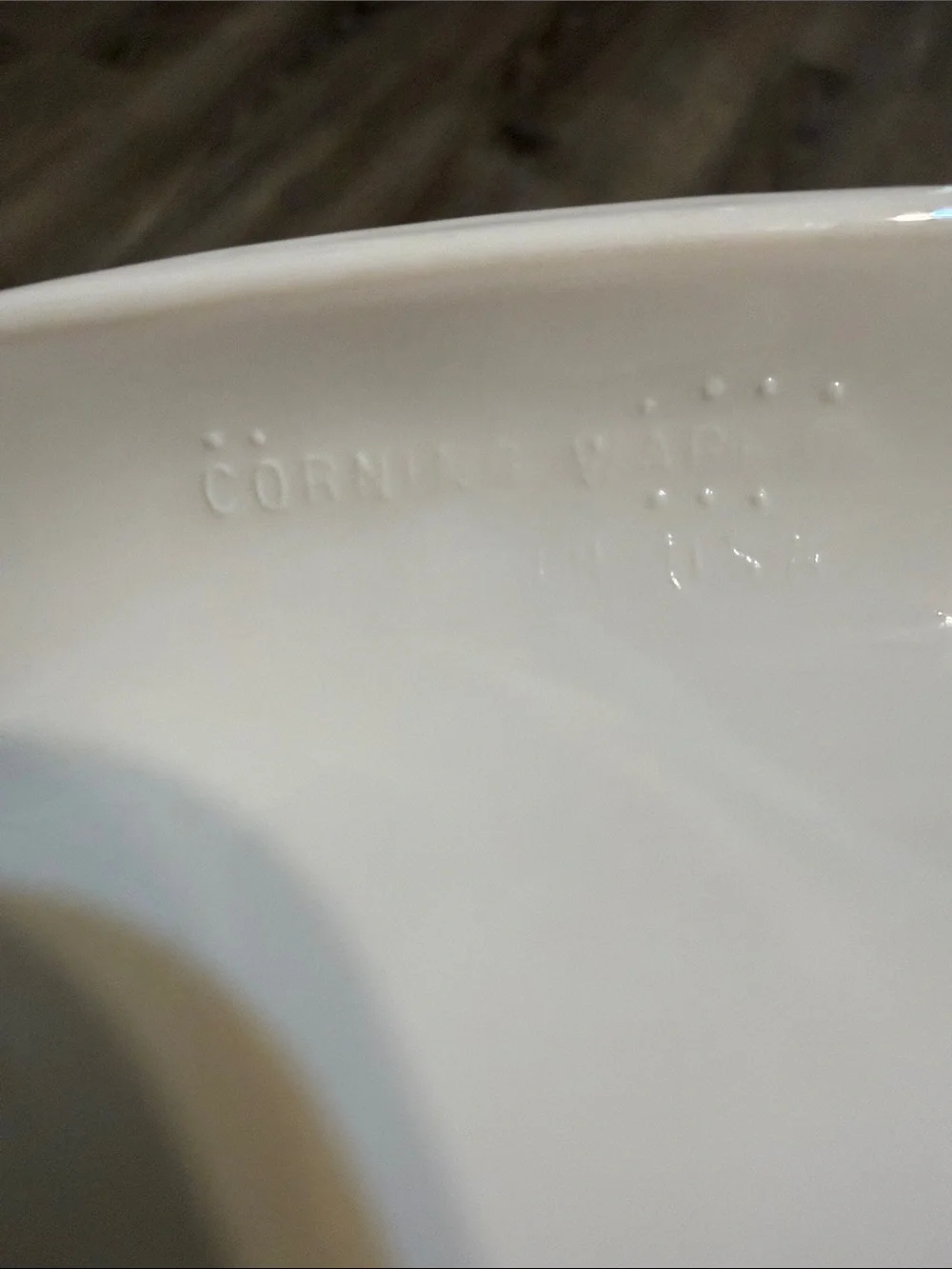 Corningware Primavera Baking Dish with Blue  Border & Yellow Tulip Accents Vtg